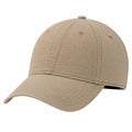 Baseballkappe Einheitsgröße aus Textilgewebe Beige mit gebogenem Schirm