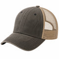 Trucker Cap Einheitsgröße Textil Mesh Dunkelgrau Beige Freizeit