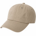 Baseballkappe Einheitsgröße Baumwolle Beige mit gebogenem Schirm